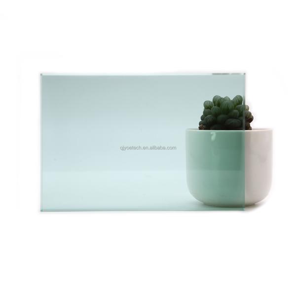 8.38mm 10.38mm French Green PVB Laminated Safety Glass for Kitchen Staircase
