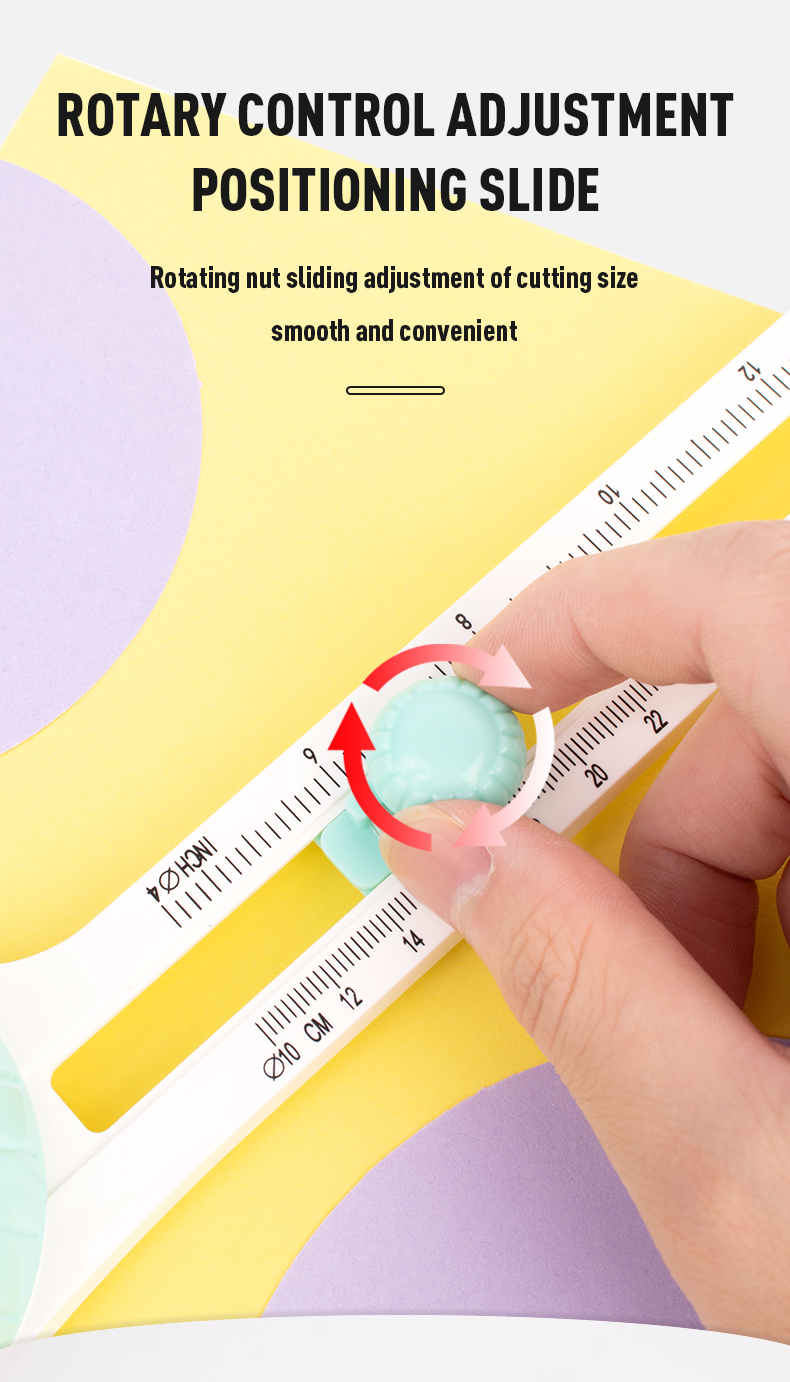 2023 Upgraded Mini Compass Circle Cutter Perfect for Home Office School Projects