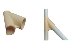 Wholesale ABS 45 Degree Pipe Fittings , 6mm Thickness Dia 28mm Pipe Connectors from china suppliers