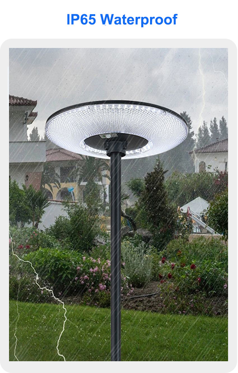 800W Garden Solar LED Light UFO IP65 Waterproof Solar Street UFO Garden Light