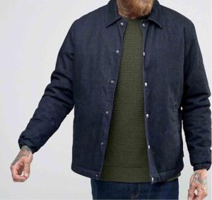Wholesale 100% Cotton Denim Mens Flight Jacket With Custom Logo Autumn Season from china suppliers