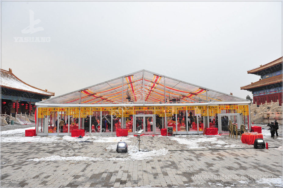 Hard Pressed Aluminum Alloy Profile High Peak Tents against Ultraviolet Rays