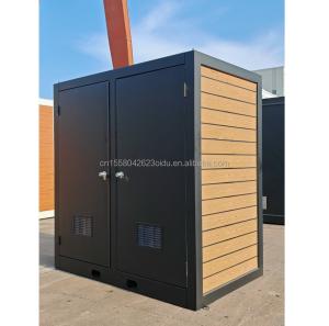 Wholesale Wall 50/75/100mm Wave Sandwich Panel 20ft or 40ft Luxury Portable Shower Cabin for House or Apartment Bathroom Restroom from china suppliers