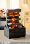 Four Steps 7”Polyresin Indoor Outdoor Fountains