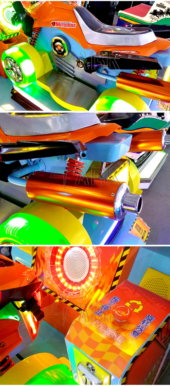 Coin Operated Video Motor Racing Game Machine 1 Player