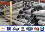 35FT 127-248mm Tubular Steel Poles 2.75 / 3mm Thick Hot Dip Galvanized