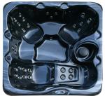 Acrylic 5 Persons Hot Tub Outdoor Spa Balboa System Cold Plunge Whirlpool