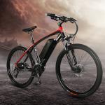 26in Lightweight Electric Hybrid Bike 27Speed IP5 Dustproof Waterproof