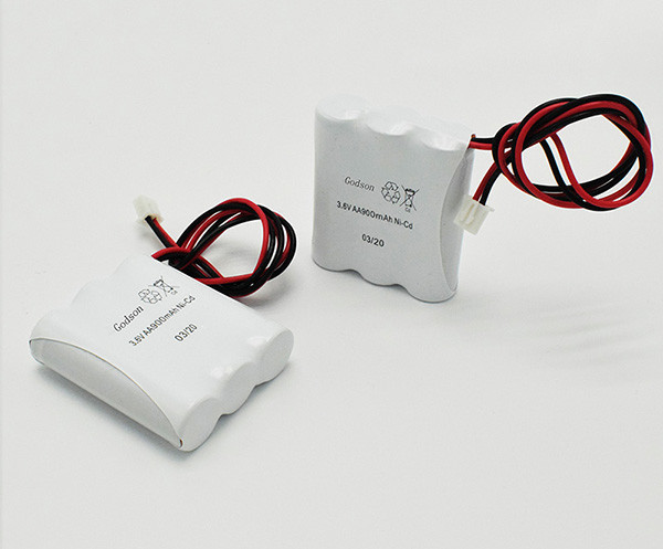 Aa900mah Emergency Exit Light Batteries JST XHP 2P NiCd Battery