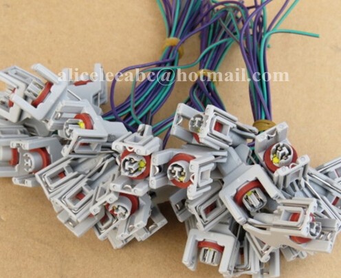 Delphi common rail injector connector with line