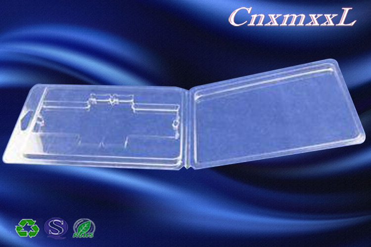 Double Clamshell Durable 0.6mm PVC Blister Tray Packaging For Hardware