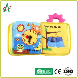 China Polyester 20x20cm Soft Cloth Books For Babies ASTM Standard on sale