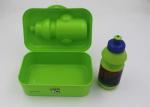 PP Plastic Lunch Boxes For Kids With Sport Water Bottle / BPA Free Lunch