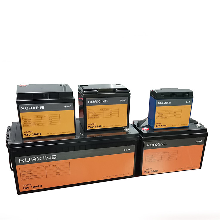 Rechargeable LFP Deep Cycle 24V LiFePO4 Batteries 100ah Low Self Discharge