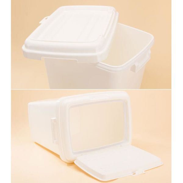 40L 15kgs 17lbs high quality stocked customized pet food storage container bucket dispenser dog food can box for dog cat