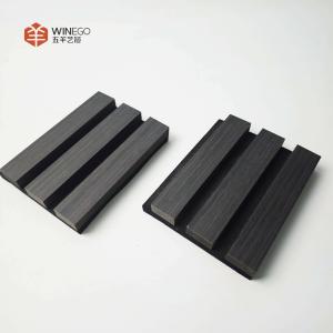 Wholesale Black Acoustic Wood Slat Panels for Stylish Sound Control in Any Environment from china suppliers