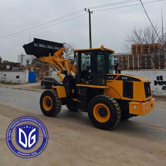 835 Used Liugong Loader Powerful Used Loader Hydraulic Machine