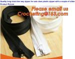 PVC zipper used for bags ,garment waterproof zipper plastic zipper, Garment