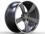 Gun Metal Audi S5 Aluminum Alloy 1 Piece Forged Wheels