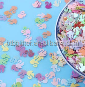 1 color Print Method Glitter Circle Sequins with Open Circle ADVANTAGE