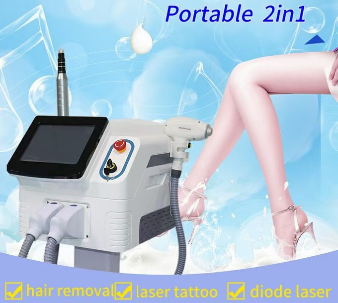 Spa 808 Nm Diode Laser Machine 2 In 1 Hair Removal And Picosecond Tattoo Removal