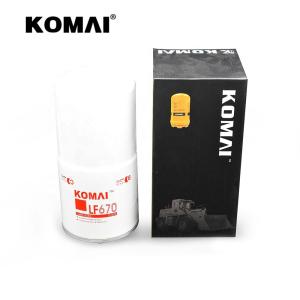 Wholesale 0.7kg Weight Komatsu Oil Filter , Diesel Engine Oil Filter Element LF670 from china suppliers