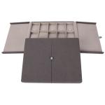 High Grade Pu Leather Jewelry Display Box For Necklace / Pendant 15 Spaces