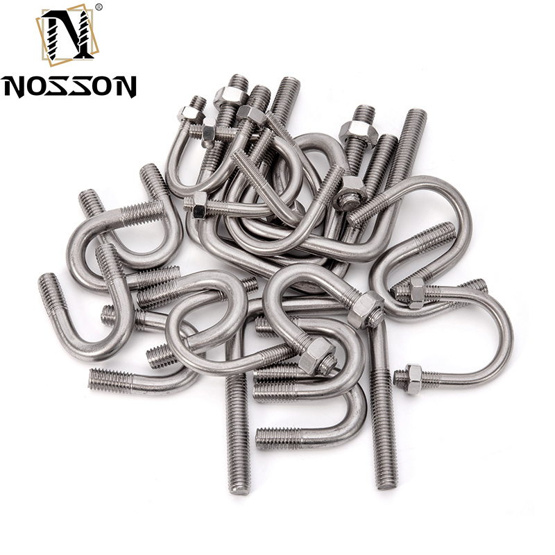 Stainless Steel ZINC Finish M2-M12 Carbon Steel U Bolt Fastener for Metric Applications and High Tensile Strength