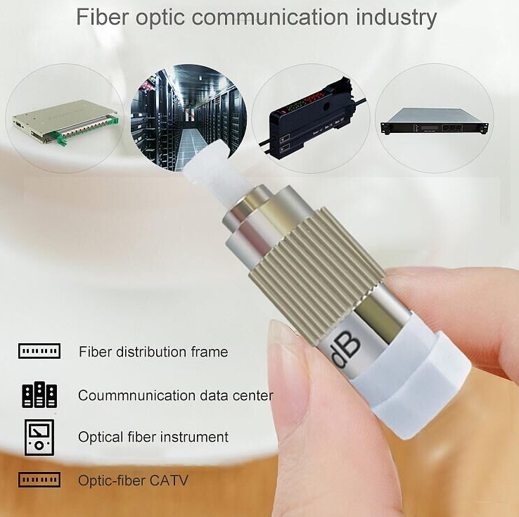 Single Mode FC APC 1550nm 25dB Fixed Optical Attenuator