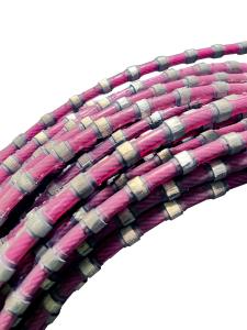 China 32 Diamond Beads Dia8.8mm Wire Saw Special For Marble Profiling Tools on sale