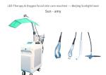 Skin Care Oxygen Facial Treatment Machine , Oxygen Peeling Led Light Therapy