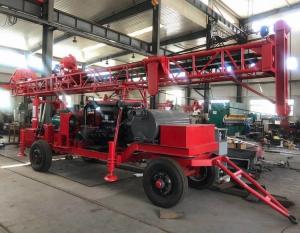Wholesale Portable Trailer Mounted Water Well Drilling Rigs For 100-500m Depth from china suppliers