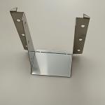 2x4 Joist Hanger,32 Pack 20 Gauge Q235B Steel Face Mount Joist Hangers,Hurricane