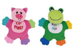 Wholesale BPA Free Toddler Teether Infant Baby Toys Plush Teething Animal Food Grade from china suppliers