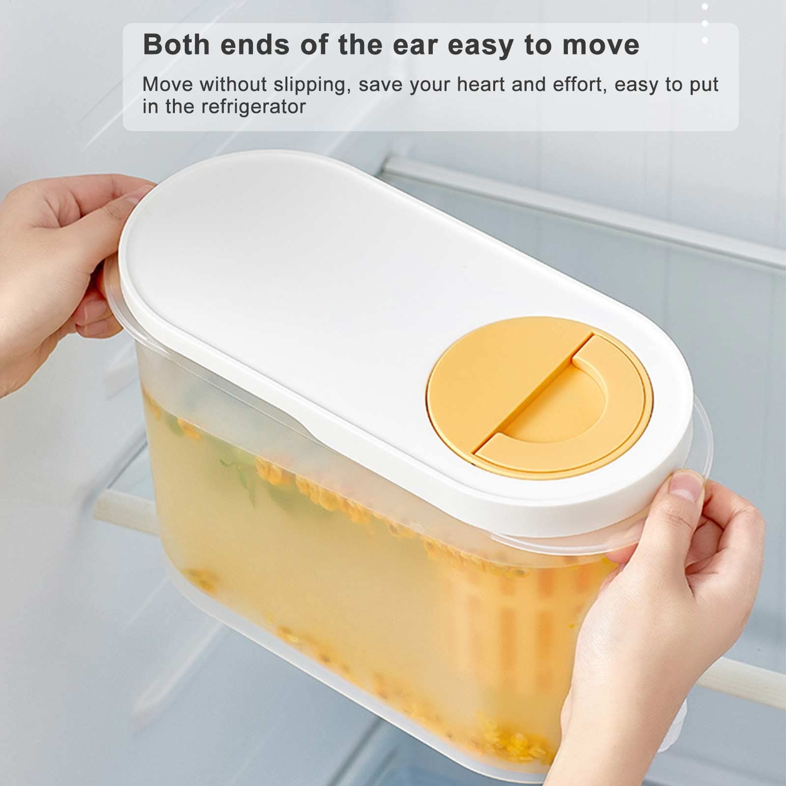 3.9L DIY Refrigerator Plastic Drink Dispensers Juice Cold Water Kettle With Spigot