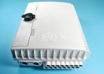 16 Core Outdoor Waterproof Fiber Optic Distribution Box / Closure Pc Material