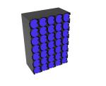 Dmx Digital Flip Disc Display Logo Screen for Wall Advertising