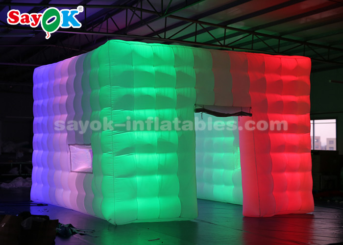 Outwell Air Tent 5*5*3.5m Inflatable Air Tent Multi - Colored LED Lights For Wedding Party