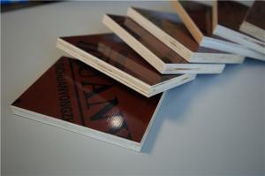 Wholesale Poplar Core Film Faced Hardwood Faced Plywood ISO FSC Certifcated from china suppliers