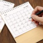 2023 Printing Monthly Calendar 1400gsm 1800gsm Cardboard Desk Calendar