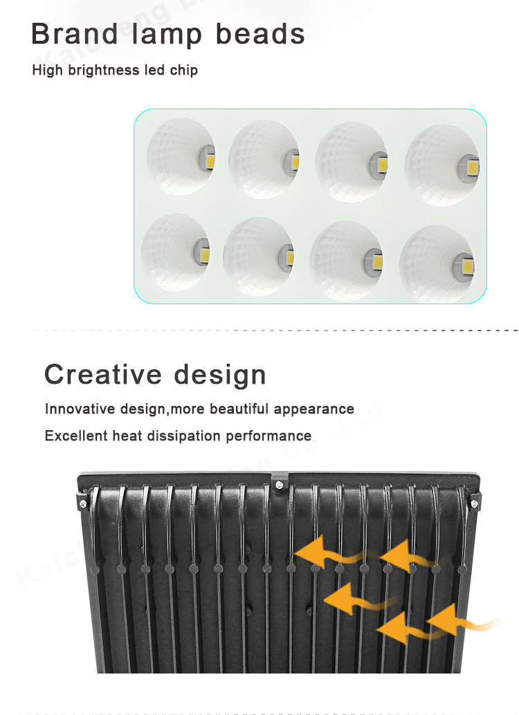 3 Year Warranty Smd2835 50w 5000 Lumen Led Flood Light
