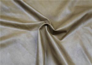 Wholesale Brown Twotone PVC Synthetic Leather Durable 300 Gsm Normal Peeling Strength from china suppliers