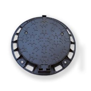 China Round D400 Manhole Cover , 640mm Ductile Iron Highway Road Manhole Cover on sale
