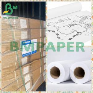 Wholesale 24 X 150ft 20lb White Bond Paper CAD Inkjet Rolls For Engineering Drawing from china suppliers