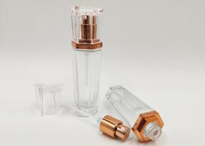 Wholesale Winly 30ml 1oz Clear Glass Bottle With Lotion Pump from china suppliers