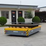 Industrial Flatbed Battery Transfer Cart Self Propelled Hand Operated