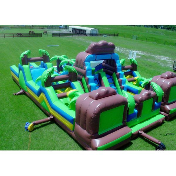 Fun assault course for children / Jungle assault course birthday party / Tropical Obstacle