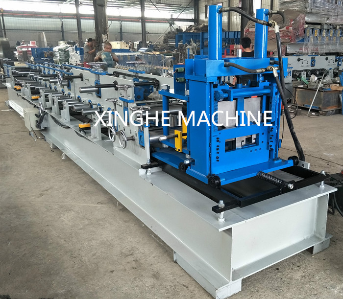 Easy Installation Purlin Roll Forming Machine With 9.0 Tons Uncoiler Machine