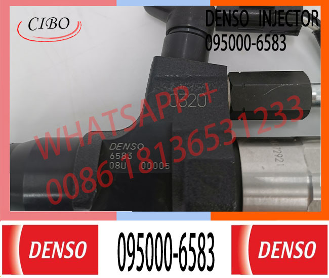 Common rail fuel injector 095000-6581, 095000-6582, 095000-6583 for HINO J08E 330PS 23670-E0320,