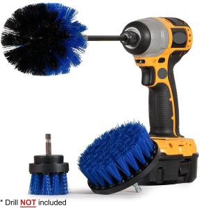Wholesale 4 Pieces Scrubber Drill Brush Kit For Carpet Glass Car Tires Cleaning from china suppliers